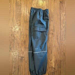 Paradox Lined Rain Pants, Mud Pants, Blue With Reflective Striping Size 7/8 New!